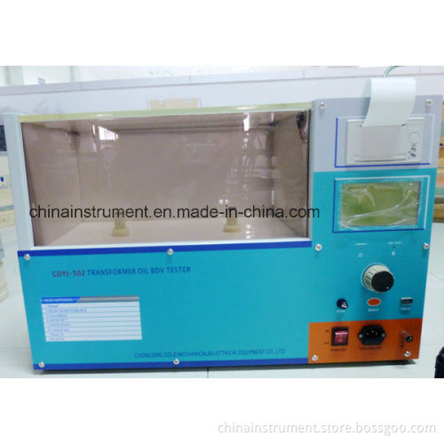 Gdyj-502 Automatic Transformer Oil 100kv Breakdown Voltage Tester
